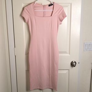 Lette USA 1960s style pink wiggle dress